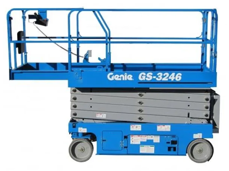 001_Genie_GS3246_Location_grue_remorque_nacelle_machine_Pierre_Debyttere_Transport_Celles_location_machines_engins_Tournai_Frasnes_Mons_Mouscron